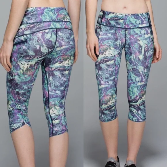 Lululemon Run: Top Speed CropIridescent Multi 6